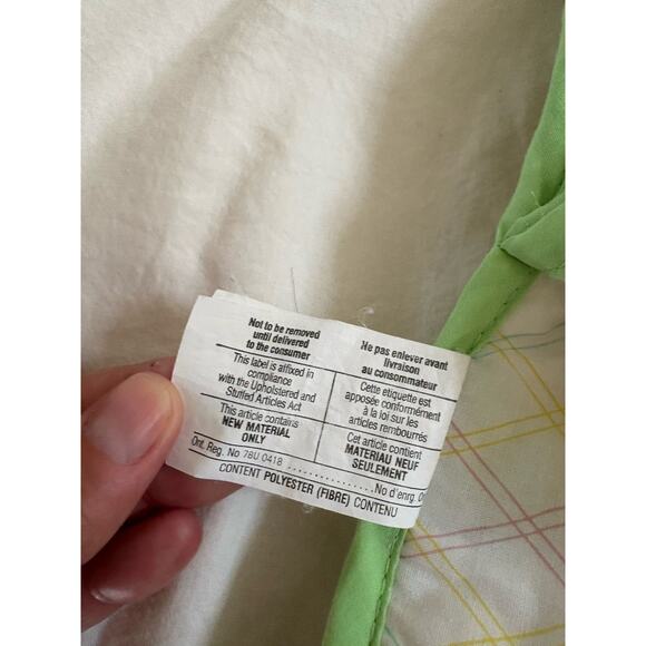 Vintage Cabbage Patch Kid Doll Sleeping Bag Blanket Quilted Fabric Swaddle 1983 - Picture 8 of 9